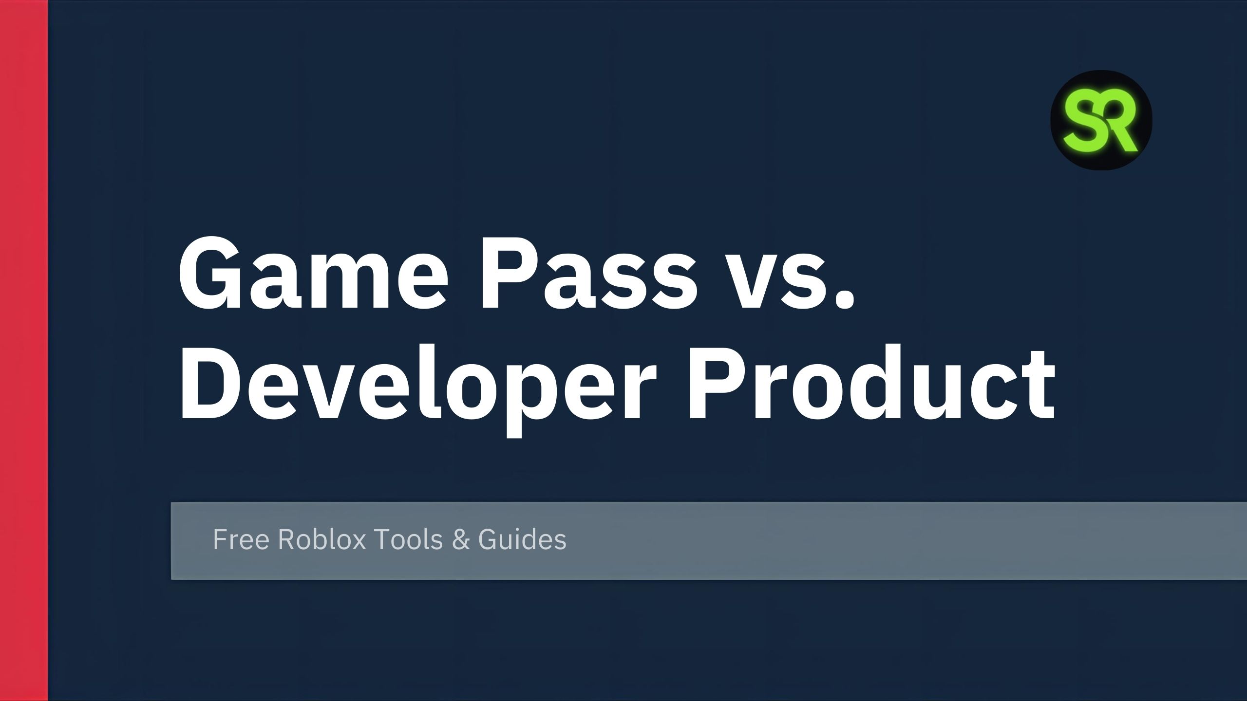 Game Pass vs. Developer Product