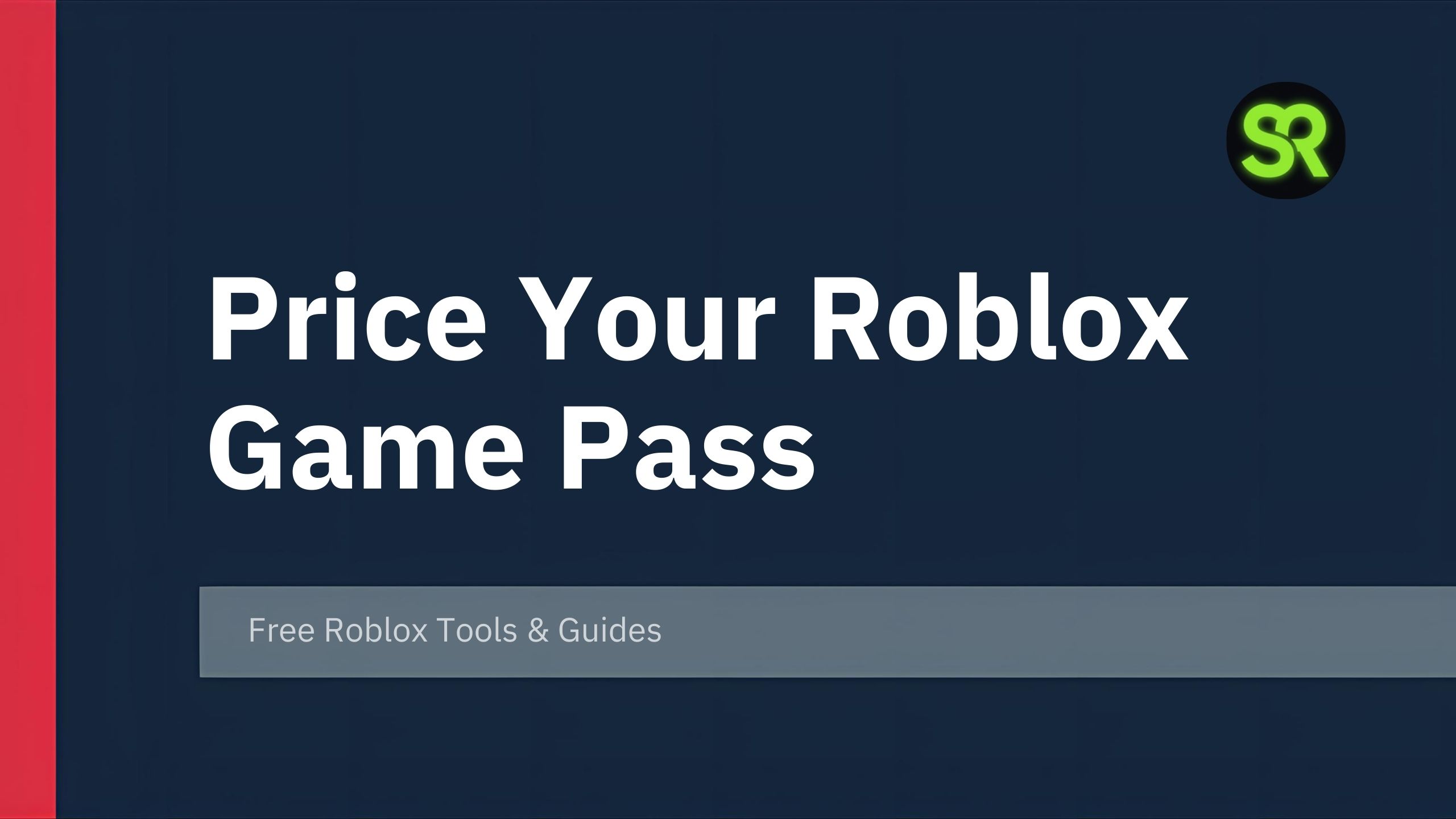 Price Your Roblox Game Pass